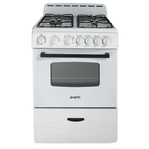 Avanti 24 Gas Range White